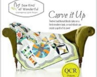 Sew Kind of Wonderful Curve It Up Quilt Pattern (2 sizes included in pattern)