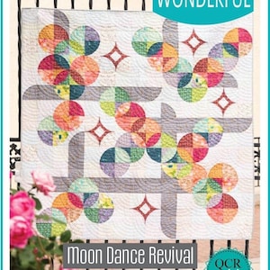 Sew Kind of Wonderful Moon Dance Revival Quilt Pattern SKW-468, Opt SKW Rulers