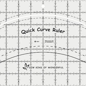 Szybka linijka krzywa Sew Kind of Wonderful 7"x12"