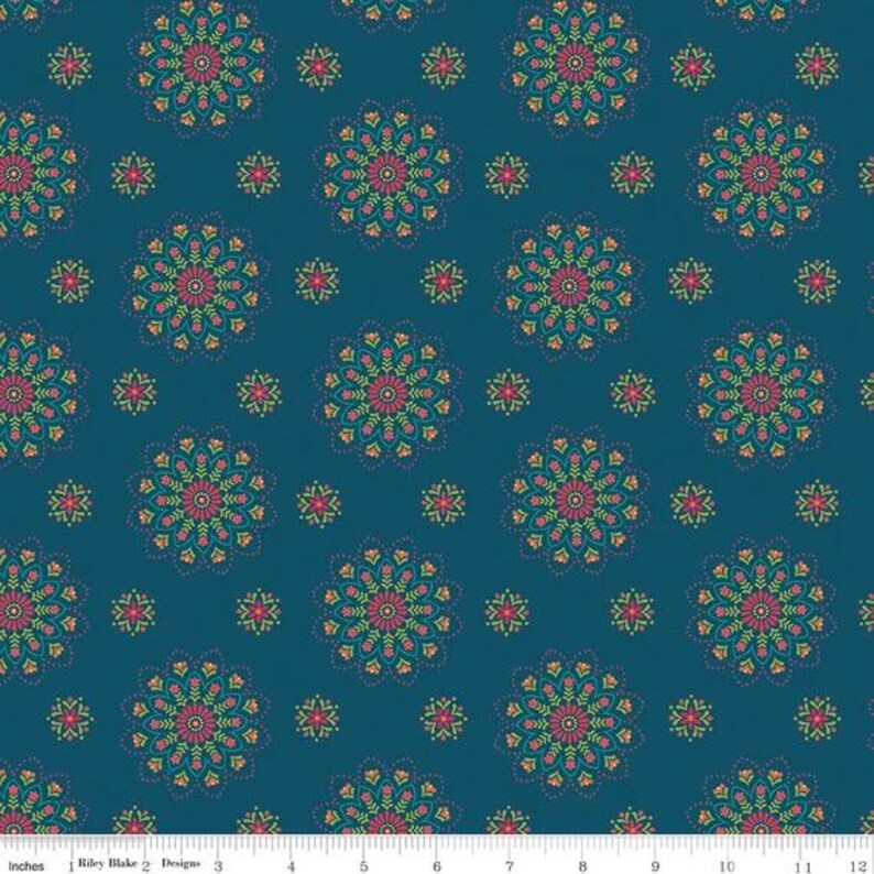 Riley Blake Heather Peterson Market Street Fabric Collection Medallions ...