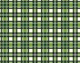 LAST BOLT!!  Riley Blake Christmas Memories Fabric Collection Green Plaid Premium 100% Cotton Quilt Shop Quality Fabrics