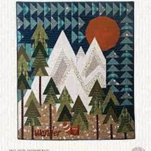 One Sister The Mountains are Calling Quilt Pattern Book (Companion Tri-Recs Acrylic Ruler Set Sold Separately) Finished Size:  51&quot;x60&quot;
