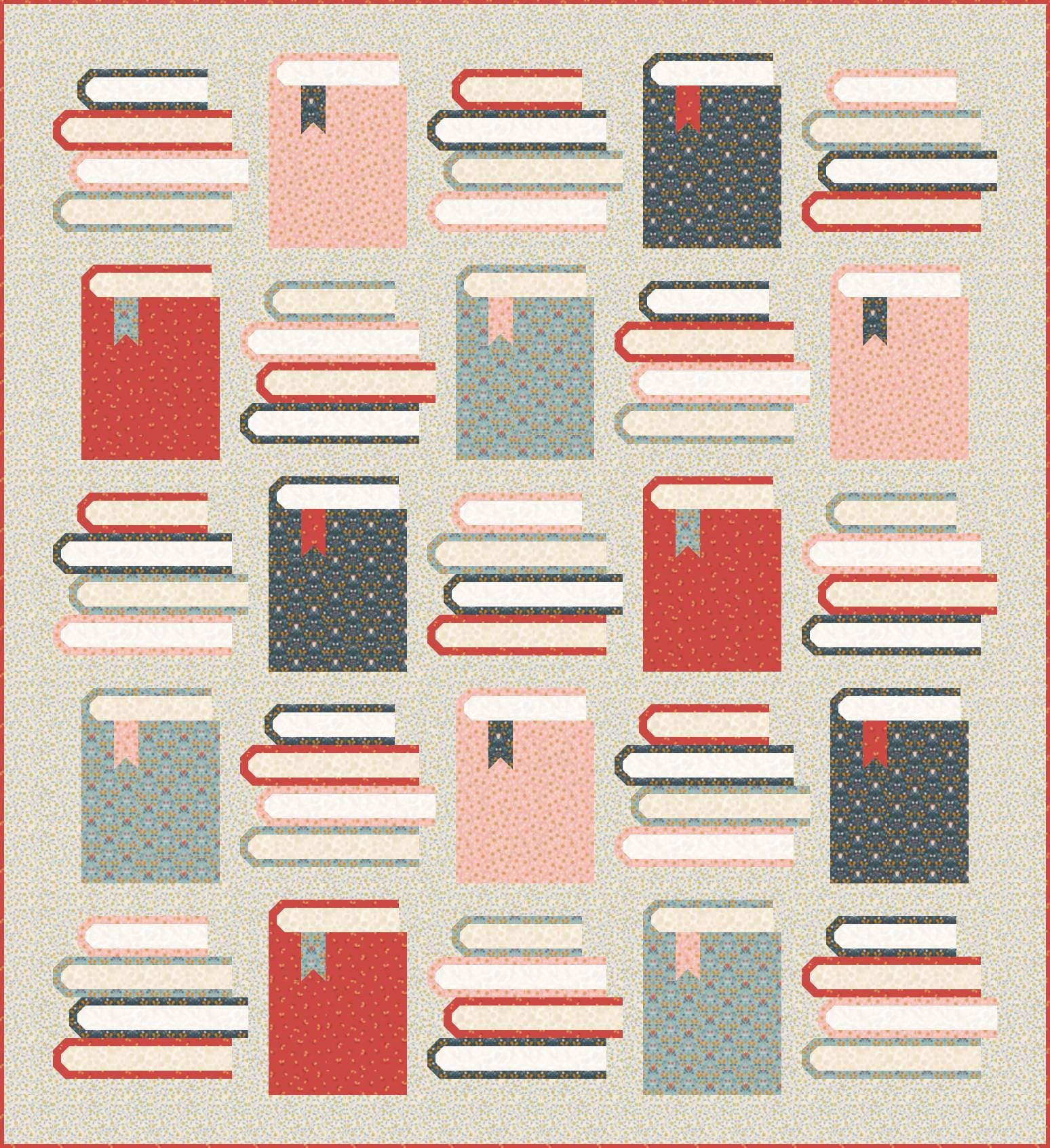 LIMITED EDITION!! Pen + Paper Patterns Book Nook Quilt Kit Featuring ...