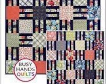 Busy Hands Quilts Picket Fence Quilt Pattern BUS00223, 7 Sizes