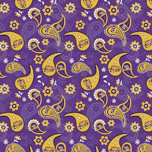 Sykel LSU Tigers (Louisiana State University), Paisley Print LSU-1200