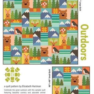 Elizabeth Hartman Outdoors Quilt Pattern EH-088, 2 Sizes