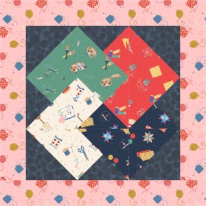 LAST RESTOCK!! Lewis & Irene Small Things Crafts Fabric Collection Craft Cushion Kit #2 Finished Size: 16&quot;x16&quot; Premium 100% Cotton Fabrics