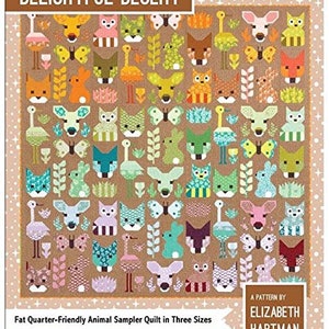 Elizabeth Hartman Delightful Desert Quilt Pattern (3 Size Variations Per Pattern)