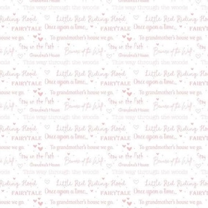 Riley Blake Jennifer Long To Grandmother&#39;s House Fabric Collection Little Red Storybook on Cloud Premium 100% Cotton Fabrics