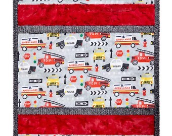 Kit de abrazos para bebé de Shannon Fabrics: Rescue Road
