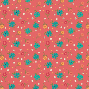 Riley Blake Heather Peterson Market Street Fabric Collection Flowers on Tea Rose Premium 100% Quilt Shop Quality Cotton Fabrics