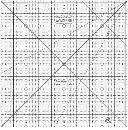 Sew Square Ruler Set (4-6-8-10) – Sew Kind of Wonderful