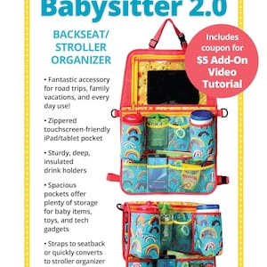 ByAnnie Backseat Babysitter 2.0 Backseat/Stroller Organizer Pattern PBA256-2