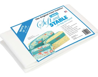 ByAnnie Soft and Stable White  Stabilizer 18" x 58"