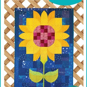 Sew Kind of Wonderful Posh Sunflower Quilt Pattern SKW-476 , Opt SKW Rulers