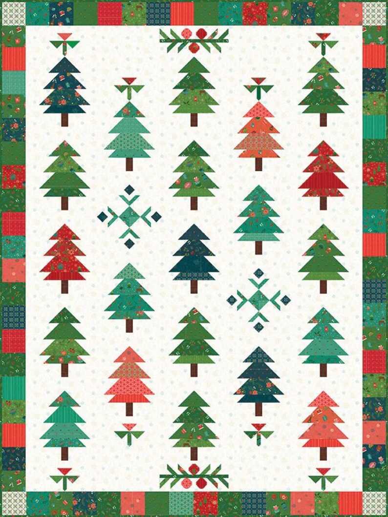 Riley Blake Under the Pines Quilt Kit Featuring Heather Peterson in ...
