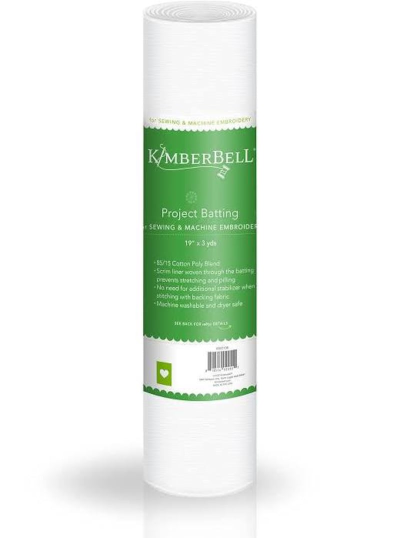 Kimberbell Project Batting Cotton/poly Blend Roll Etsy