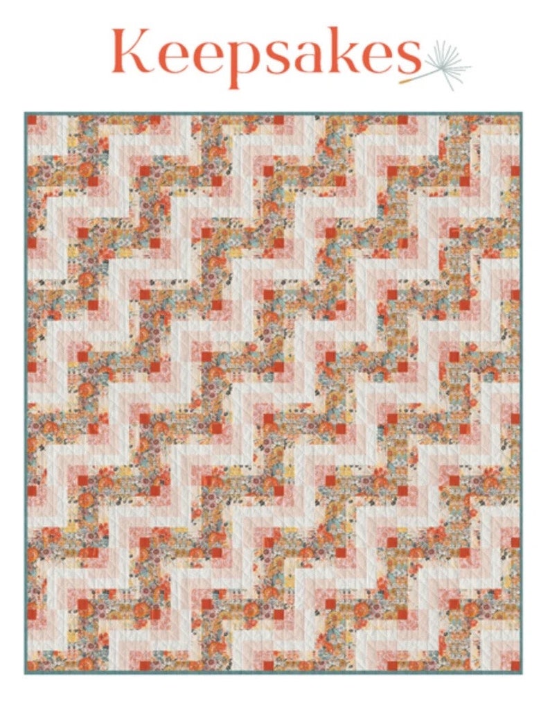 Limited Edition Art Gallery Keepsakes Quilt Kit Featuring Listen To Your Heart Fabric Collection Finished Size: 72"x81" Quilt Kit