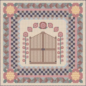 Riley Blake Mansfield Park Gate Quilt Kit Featuring Mansfield Park Fabric Collection