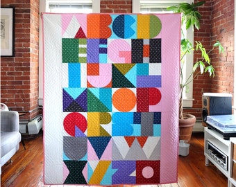 Bound Company Letra Quilt Pattern