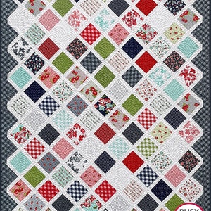Busy Hands Quilts Make It Scrappy Quilt Pattern (6 Size Variations Per Pattern)