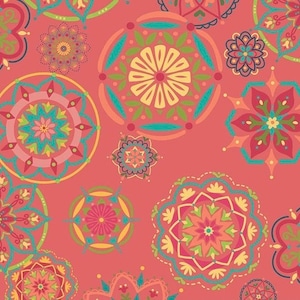 LAST BOLT!! Wideback Riley Blake Heather Peterson Market Street Fabric Collection Tea Rose (106&quot;-108&quot;) Premium 100% Cotton Fabrics