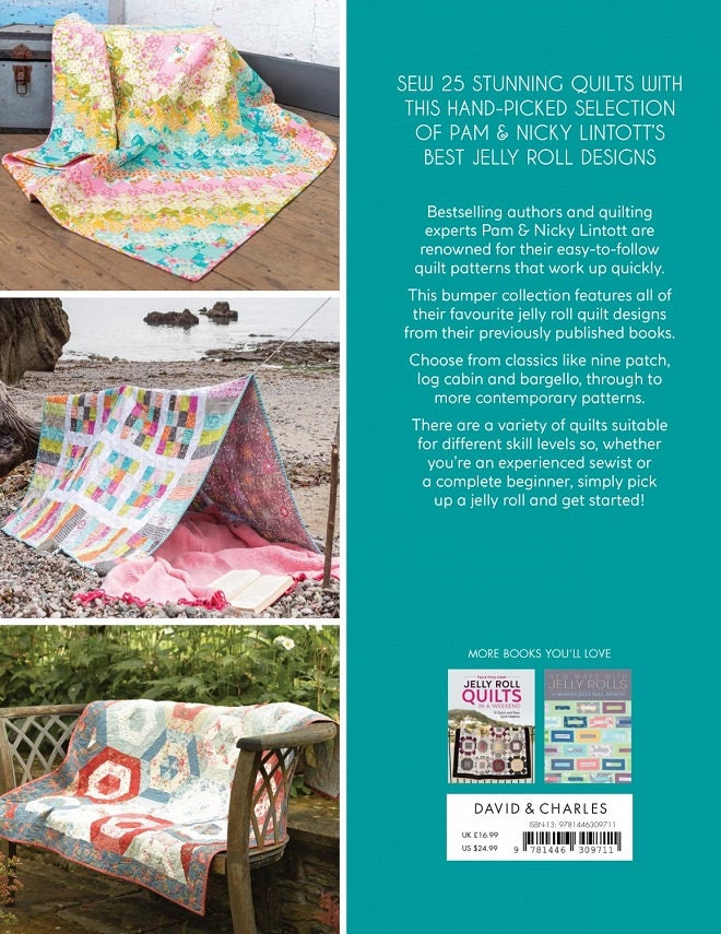 Pam and Nicky Lintott Jelly Roll Quilts Pattern Book: 25 Quick Quilt ...