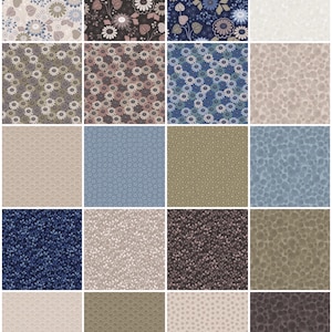 Lewis & Irene Shinrin Yoku Fabric Collection 20 Piece Fat Quarter Bundle (No Repeats) Premium 100% Cotton Quilt Shop Quality Fabrics
