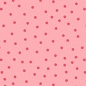 LAST BOLT! Lewis & Irene Little Matryoshka Fabric Collection Daisy Dots on Pink Premium 100% Cotton Quilt Shop Quality Fabrics