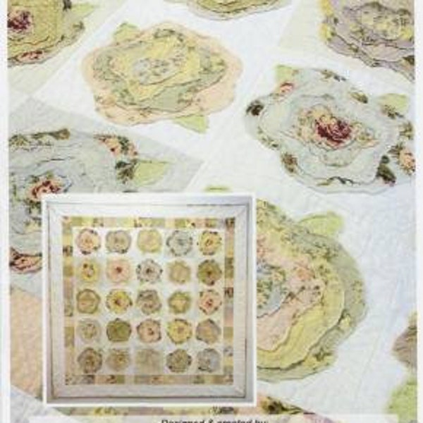 French Roses by Heather French Quilt Pattern (Finished Size: 57"x57")