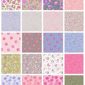 LAST ONE!!  Lewis & Irene Love Blooms Fabric Collection 10 Yard Bundle (No Repeats) Premium 100% Cotton Quilt Shop Quality Fabrics