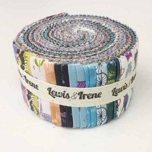 LAST RESTOCK!! Lewis & Irene Poodle and Doodle Fabric Collection Fabulous 40s Jellyroll (40-2.5” Fabric Strips) Premium 100% Cotton Fabrics