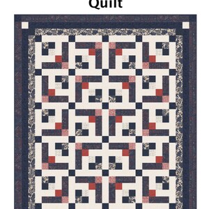 Ladeebug Designs Fade Away Breeze Quilt Pattern Finished Size: 54” x 74”