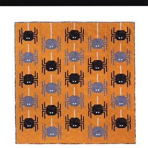 Pen + Paper Patterns Spider Quilt Pattern Finished Size 57.5”x59.5” (Optional Fineline Glue Tip Applicators)