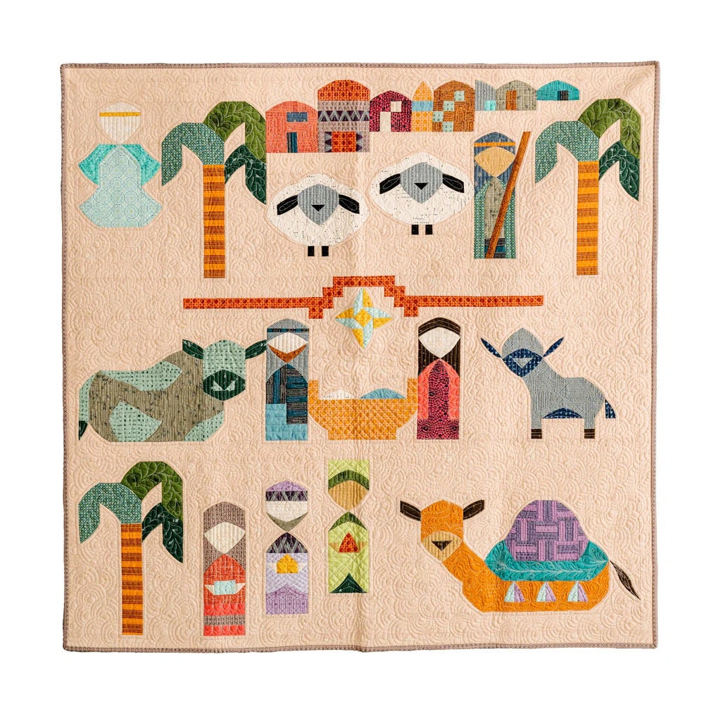 Sew Kind of Wonderful Oh Little Town Nativity Quilt Pattern #475 ...