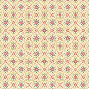 Riley Blake Heather Peterson Market Street Fabric Collection Tiles on Cream Premium 100% Quilt Shop Quality Cotton Fabrics