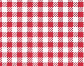 Colección de telas Lewis & Irene Americana, cuadros rojos, auténtico algodón 100% de primera calidad, telas de calidad para tiendas de patchwork.