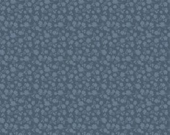 Colección de telas Poppie Cotton Country Roads, color Misty on Navy