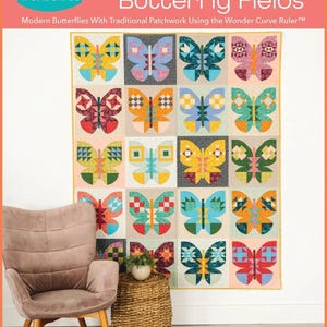 Sew Kind of Wonderful Butterfly Fields Quilt SKWB7, Opt SKW Rulers