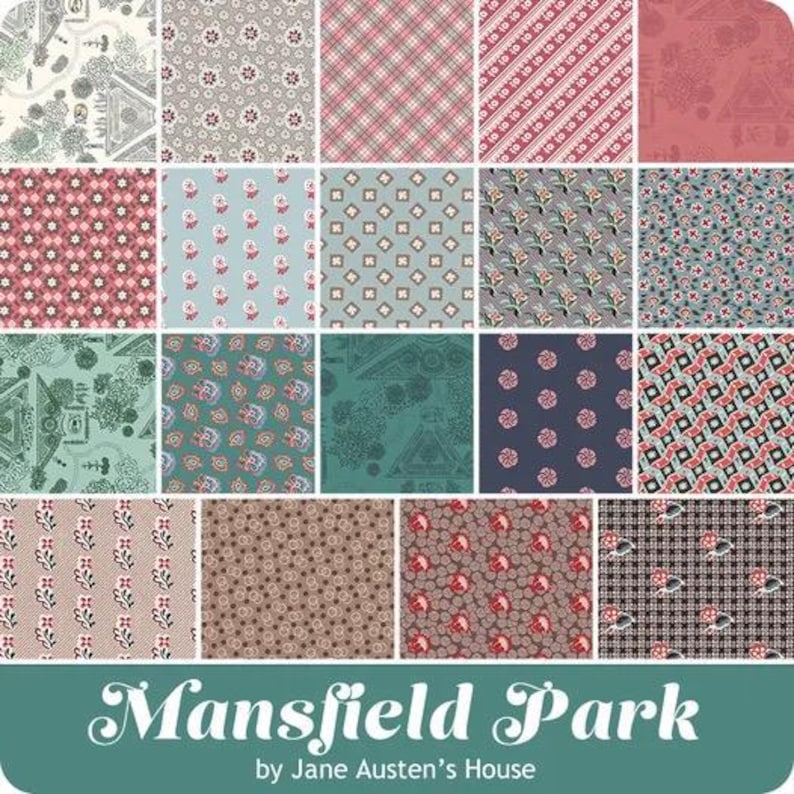 Riley Blake Mansfield Park Gate Quilt Kit Featuring Mansfield Park Fabric Collection