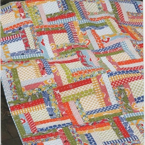 Jaybird Quilt Off The Rail Quilt Pattern JBQ110, 4 Sizes