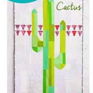 Sew Kind of Wonderful Mod Cactus Quilt Pattern Finished Size: 42”x70”
