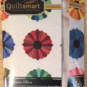 Quiltsmart Dresden Plate Quilt Printed Interfacing Pack (3 Size Variations Per Pattern)