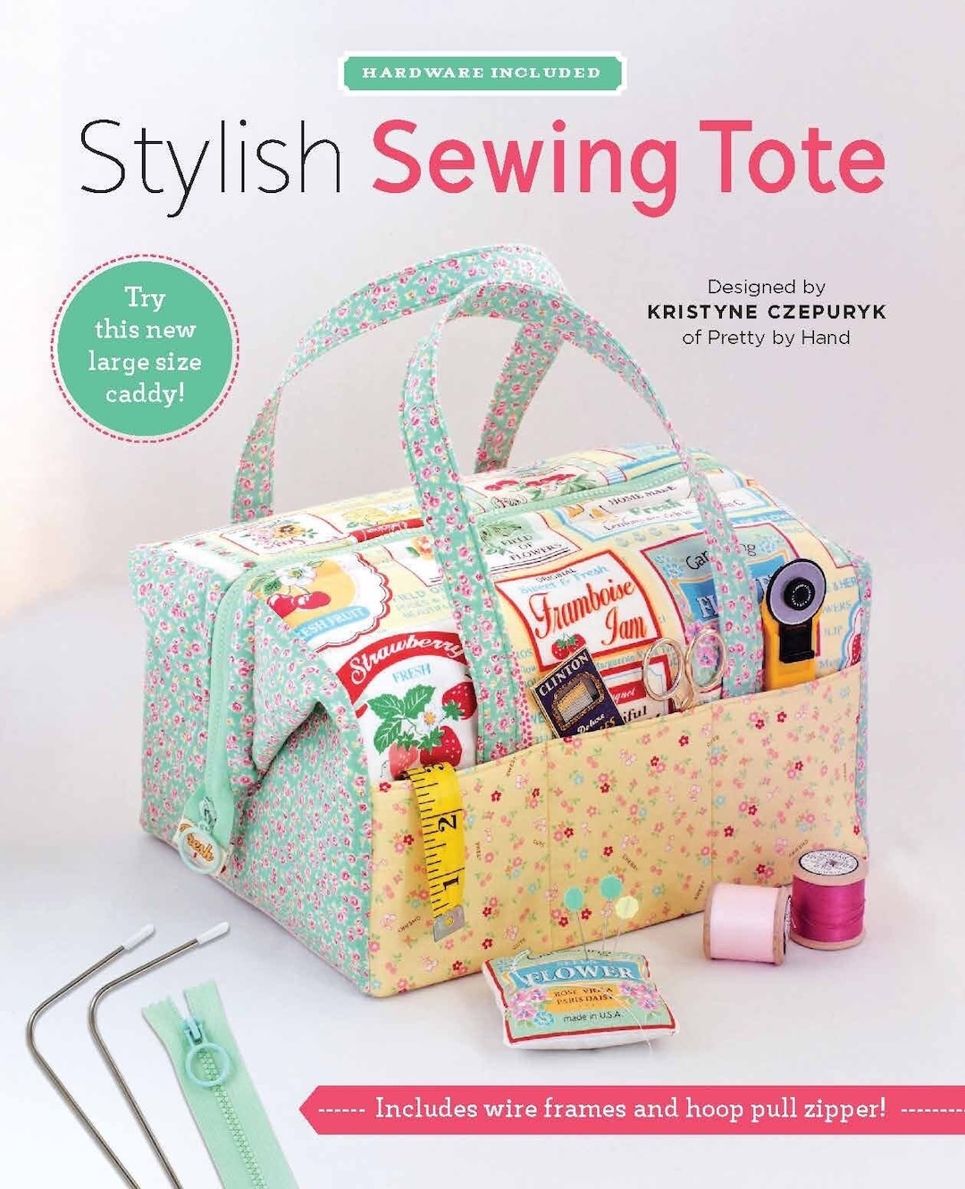 Zakka Workshop Stylish Sewing Tote Pattern Hardware Included