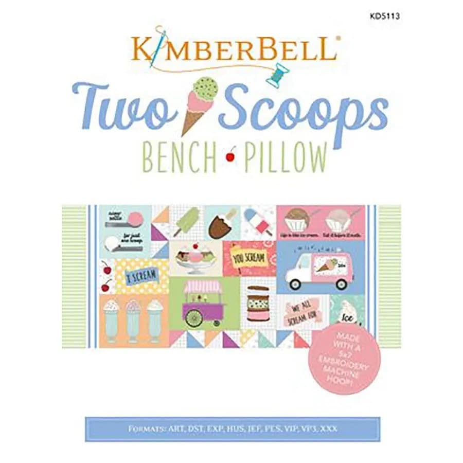 PERSÖNLICH!! Kimberbell Two Scows Sitzkissen-Kollektion (Optionen: Maschinenstick-CD, Verzierungskit, Stoffkit, Garnset)