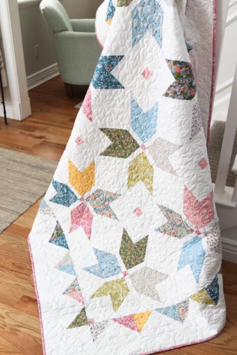 Diary of a Quilter Amy Smart Quarter Star Quilt Pattern Finished Size ...