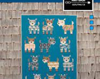 Art East Quilting Co. Kidding Around Goats in Pajamas Quilt Pattern Finished Size: 43"x60"