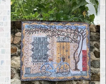 Mini Mosaic Quilts by Cheryl Lynch South of France Finished Size: 36”x48”