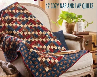 LAST ONE! Moda All-Stars Snuggle Up! 12 Cozy Nap and Lap Quilts Pattern Book (12 Projects Per Book)