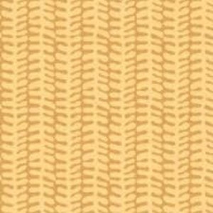 May include: A seamless pattern of brown wavy lines on a light yellow background.